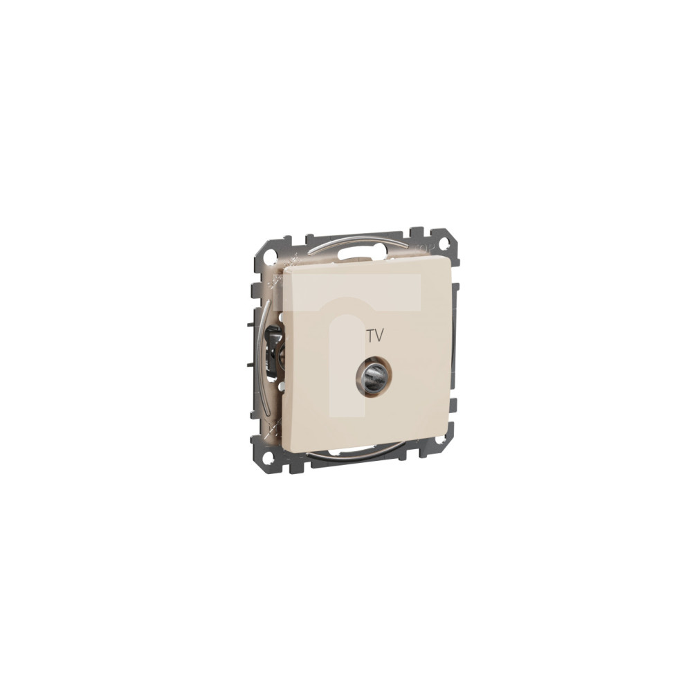 Розетка TV 4дБ Schneider Electric Sedna Design Бежевый SDD112471